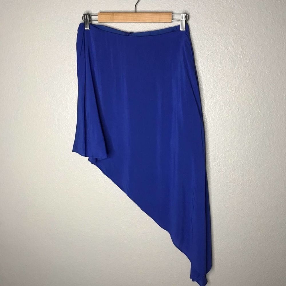 BCBG Generation Blue Skirt Asymmetrical